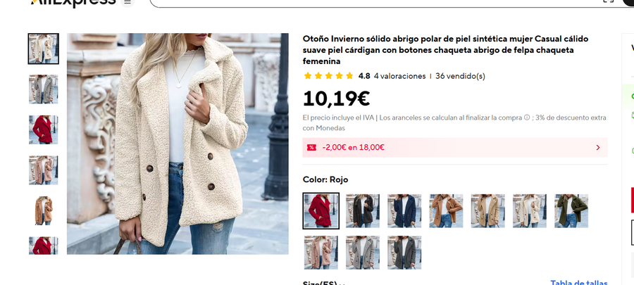 Brumelle Essential Knit - referencia AliExpress